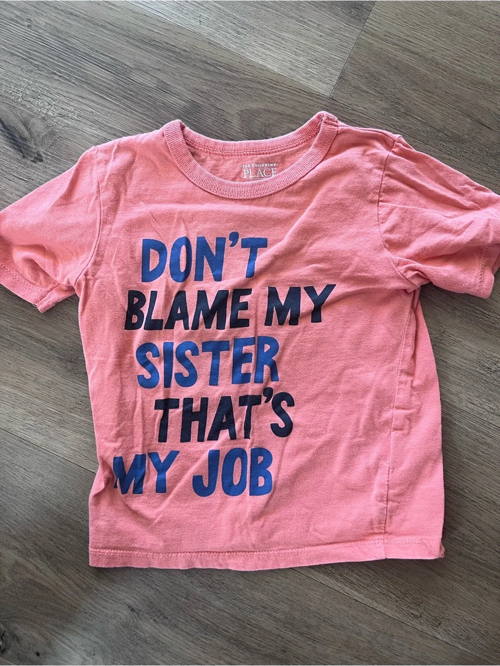 The Children's Place Pink 'Don't Blame My Sister' Graphic Tee 2T